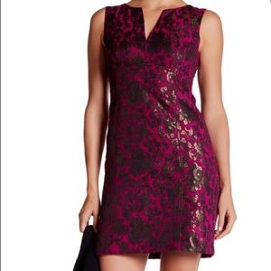 Nanette Lepore It Girl brocade floral shift dress